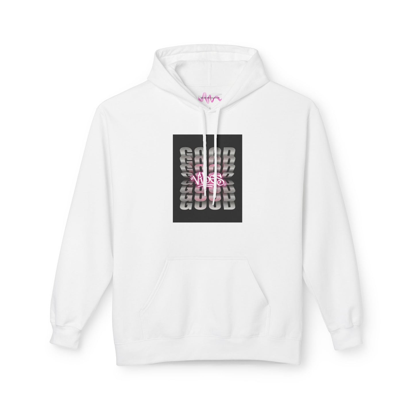Good Vibes Hoodie — Motivational 'Lead with Intention' Midweight Fleece